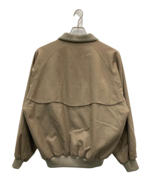 Burberry's（バーバリー）Burberry's (バーバリーズ) 裏ノバチェックウールジップブルゾン ブラウン サイズ:Lの古着・服飾アイテム