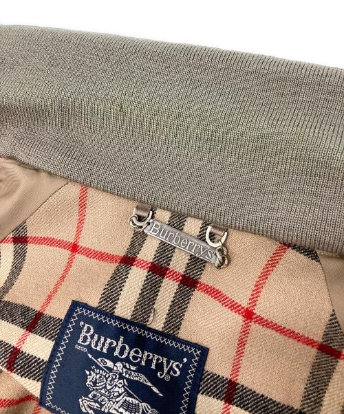 Burberry's（バーバリー）Burberry's (バーバリーズ) 裏ノバチェックウールジップブルゾン ブラウン サイズ:Lの古着・服飾アイテム