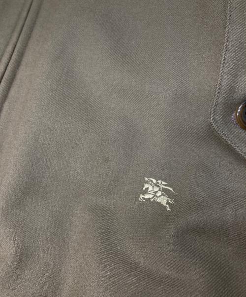 Burberry's（バーバリー）Burberry's (バーバリーズ) 裏ノバチェックウールジップブルゾン ブラウン サイズ:Lの古着・服飾アイテム