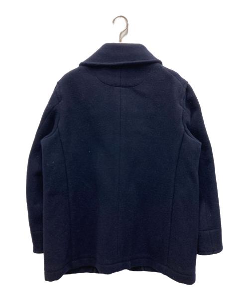 DANTON（ダントン）DANTON (ダントン) 丸襟ウールモッサジャケット ネイビー サイズ:44の古着・服飾アイテム