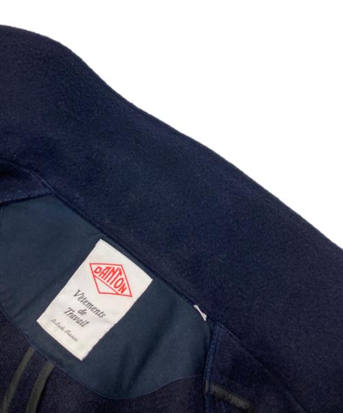 DANTON（ダントン）DANTON (ダントン) 丸襟ウールモッサジャケット ネイビー サイズ:44の古着・服飾アイテム