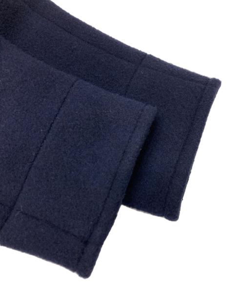 DANTON（ダントン）DANTON (ダントン) 丸襟ウールモッサジャケット ネイビー サイズ:44の古着・服飾アイテム