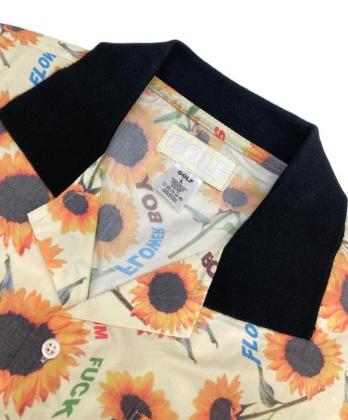 GOLFWANG（ゴルフワン）GOLFWANG (ゴルフワン) アロハシャツ イエロー サイズ:Lの古着・服飾アイテム