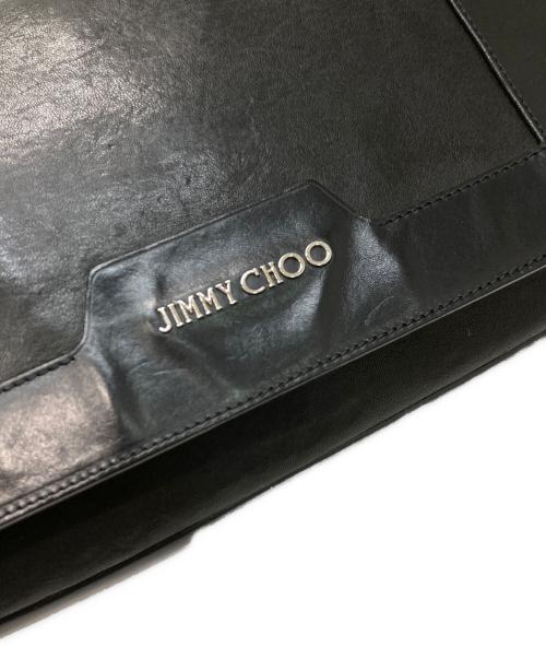 JIMMY CHOO（ジミーチュウ）JIMMY CHOO (ジミーチュウ) メッセンジャーバッグ ブラックの古着・服飾アイテム