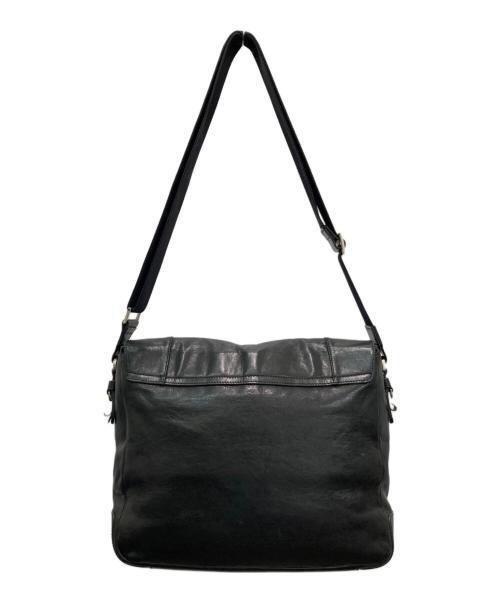 JIMMY CHOO（ジミーチュウ）JIMMY CHOO (ジミーチュウ) メッセンジャーバッグ ブラックの古着・服飾アイテム