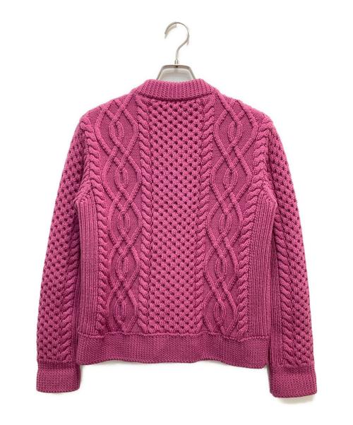 MARC JACOBS（マークジェイコブズ）MARC JACOBS (マークジェイコブズ) ジップアップニット ピンク サイズ:XSの古着・服飾アイテム