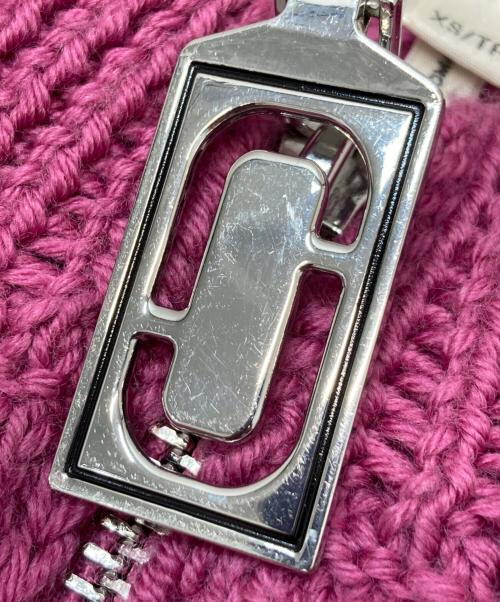 MARC JACOBS（マークジェイコブズ）MARC JACOBS (マークジェイコブズ) ジップアップニット ピンク サイズ:XSの古着・服飾アイテム