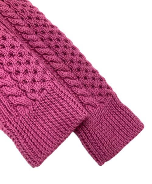 MARC JACOBS（マークジェイコブズ）MARC JACOBS (マークジェイコブズ) ジップアップニット ピンク サイズ:XSの古着・服飾アイテム