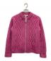 MARC JACOBS（マークジェイコブズ）の古着「ジップアップニット」｜ピンク