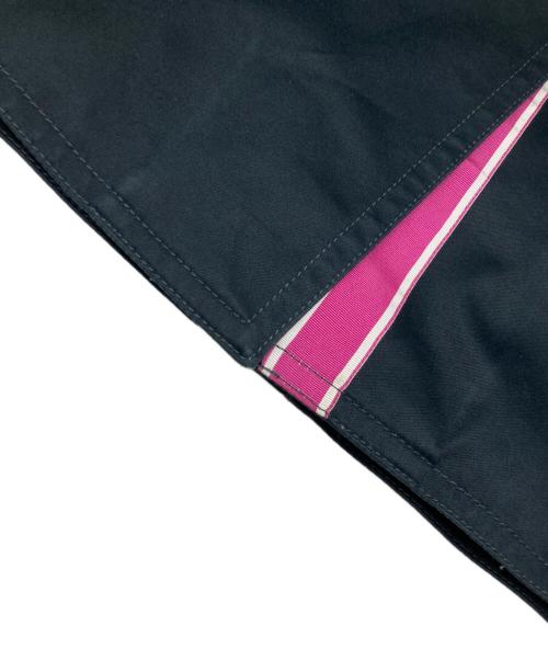 COACH（コーチ）COACH (コーチ) 裏地花柄ステンカラーコート ネイビー サイズ:XSの古着・服飾アイテム