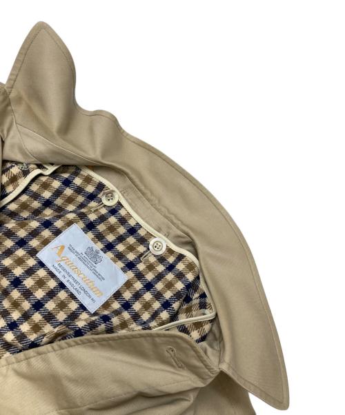 Aquascutum（アクアスキュータム）Aquascutum (アクアスキュータム) ライナー付ステンカラーコート ベージュ サイズ:不明（実寸参照）の古着・服飾アイテム