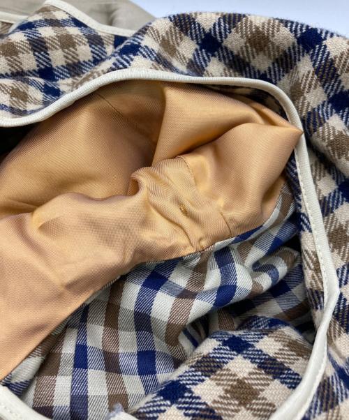 Aquascutum（アクアスキュータム）Aquascutum (アクアスキュータム) ライナー付ステンカラーコート ベージュ サイズ:不明（実寸参照）の古着・服飾アイテム