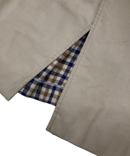 Aquascutum（アクアスキュータム）Aquascutum (アクアスキュータム) ライナー付ステンカラーコート ベージュ サイズ:不明（実寸参照）の古着・服飾アイテム