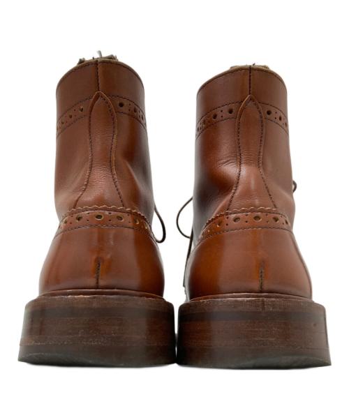 Tricker's（トリッカーズ）Tricker's (トリッカーズ) ウィングチップブーツ ブラウン サイズ:8.5の古着・服飾アイテム