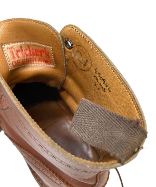 Tricker's（トリッカーズ）Tricker's (トリッカーズ) ウィングチップブーツ ブラウン サイズ:8.5の古着・服飾アイテム