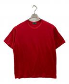Yohji Yamamoto pour hommeヨウジヤマモト プールオム）の古着「ULTIMA JERSEY ROUND NECK SHORT SLEEVE」｜レッド