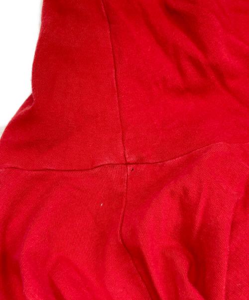 Yohji Yamamoto pour homme（ヨウジヤマモト プールオム）Yohji Yamamoto pour homme (ヨウジヤマモト プールオム) ULTIMA JERSEY ROUND NECK SHORT SLEEVE レッド サイズ:3の古着・服飾アイテム