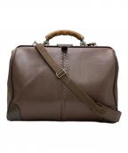 豊岡鞄トヨオカカバン）の古着「ダレスバッグ」｜ブラウン