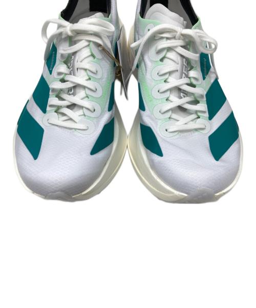adidas（アディダス）adidas (アディダス) アディゼロ アディオス プロ 4 ホワイト×グリーン サイズ:26.5 未使用品の古着・服飾アイテム