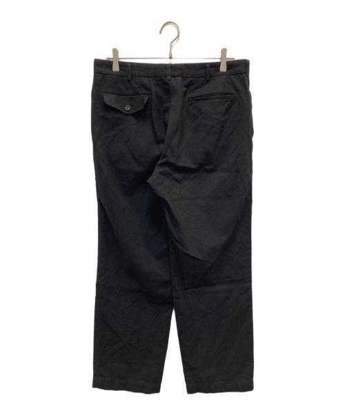 COMME des GARCONS HOMME（コムデギャルソン オム）COMME des GARCONS HOMME (コムデギャルソン オム) ポリエステル縮絨スラックスパンツ ブラック サイズ:Mの古着・服飾アイテム