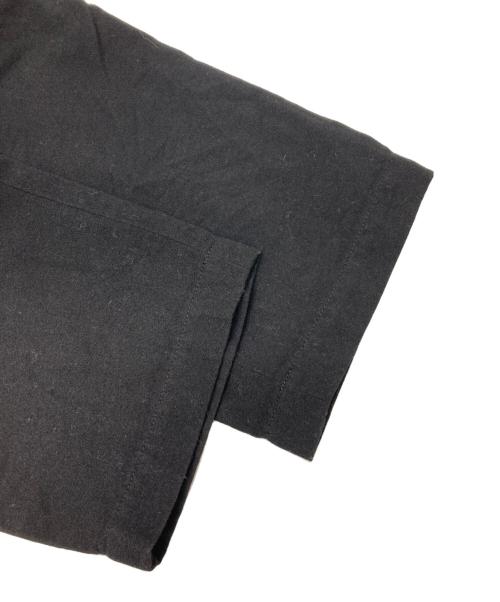 COMME des GARCONS HOMME（コムデギャルソン オム）COMME des GARCONS HOMME (コムデギャルソン オム) ポリエステル縮絨スラックスパンツ ブラック サイズ:Mの古着・服飾アイテム