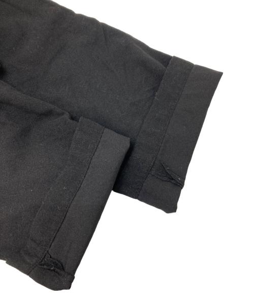 COMME des GARCONS HOMME（コムデギャルソン オム）COMME des GARCONS HOMME (コムデギャルソン オム) ポリエステル縮絨スラックスパンツ ブラック サイズ:Mの古着・服飾アイテム