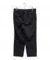 COMME des GARCONS HOMME (コムデギャルソン オム) ポリエステル縮絨スラックスパンツ ブラック サイズ:M：9000円