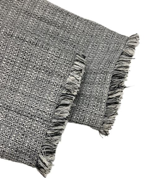 PLST（プラステ）PLST (プラステ) ツイードメタルボタンジャケット グレー サイズ:Sの古着・服飾アイテム