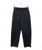 H BEAUTY&YOUTHエイチ ビューティー&ユース）の古着「コットンナイロン バルーンテーパードパンツ」｜ブラック