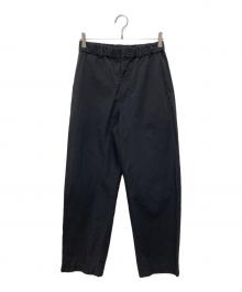 H BEAUTY&YOUTH（エイチ ビューティー&ユース）の古着「コットンナイロン バルーンテーパードパンツ」｜ブラック