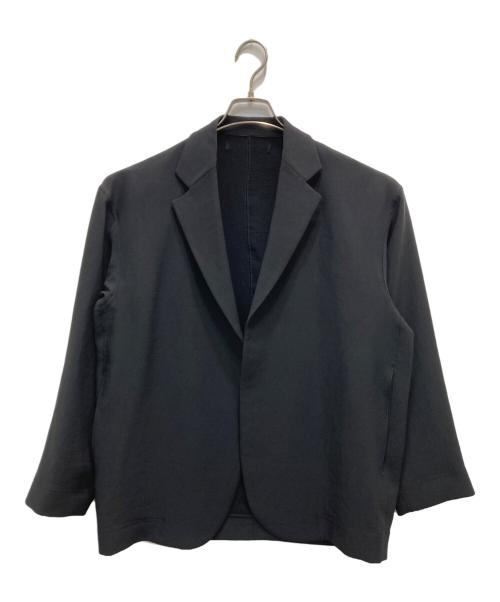 UNITED ARROWS & SONS（ユナイテッドアローズ アンド サンズ）UNITED ARROWS & SONS (ユナイテッドアローズ アンド サンズ) PE BUTTONLES JACKET ブラック サイズ:Sの古着・服飾アイテム