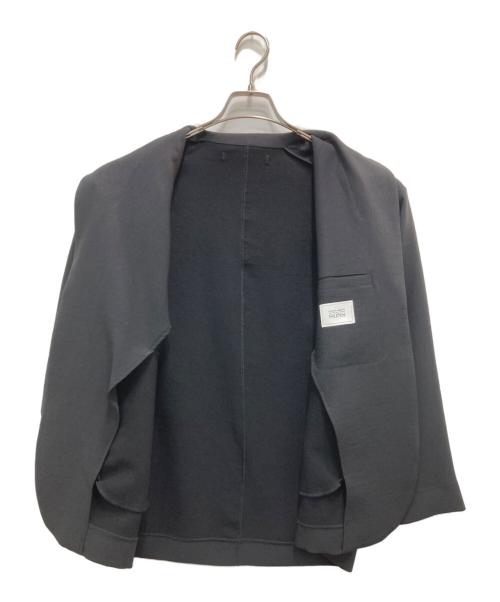 UNITED ARROWS & SONS（ユナイテッドアローズ アンド サンズ）UNITED ARROWS & SONS (ユナイテッドアローズ アンド サンズ) PE BUTTONLES JACKET ブラック サイズ:Sの古着・服飾アイテム