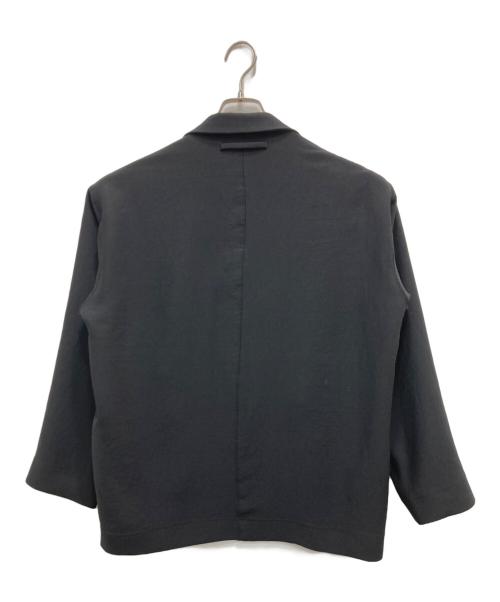 UNITED ARROWS & SONS（ユナイテッドアローズ アンド サンズ）UNITED ARROWS & SONS (ユナイテッドアローズ アンド サンズ) PE BUTTONLES JACKET ブラック サイズ:Sの古着・服飾アイテム