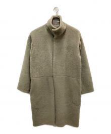 H BEAUTY&YOUTH（エイチ ビューティー&ユース）の古着「MOUTON STAND COAT」｜グレー