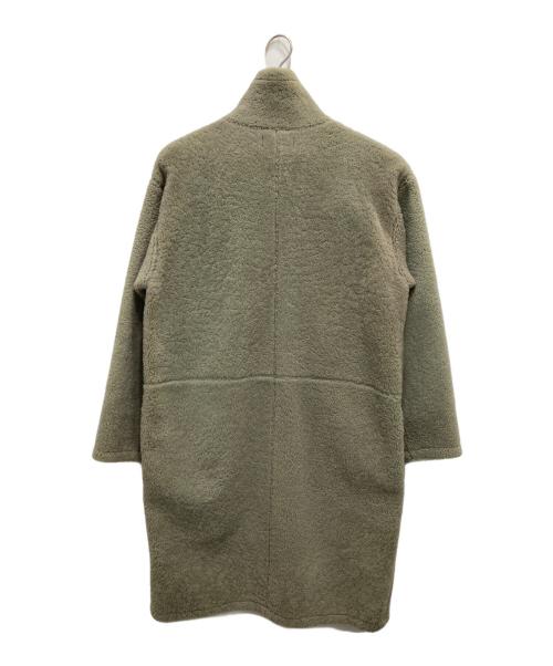H BEAUTY&YOUTH（エイチ ビューティー&ユース）H BEAUTY&YOUTH (エイチ ビューティー&ユース) MOUTON STAND COAT グレー サイズ:Mの古着・服飾アイテム