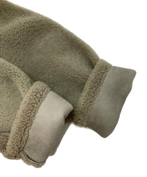 H BEAUTY&YOUTH（エイチ ビューティー&ユース）H BEAUTY&YOUTH (エイチ ビューティー&ユース) MOUTON STAND COAT グレー サイズ:Mの古着・服飾アイテム