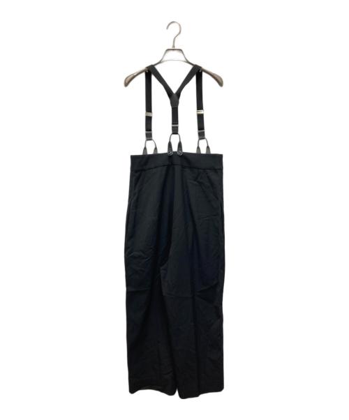 H BEAUTY&YOUTH（エイチ ビューティー&ユース）H BEAUTY&YOUTH (エイチ ビューティー&ユース) HIGH WAIST SUSPENDERS PANTS ブラック サイズ:UK6の古着・服飾アイテム