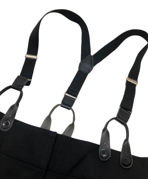 H BEAUTY&YOUTH（エイチ ビューティー&ユース）H BEAUTY&YOUTH (エイチ ビューティー&ユース) HIGH WAIST SUSPENDERS PANTS ブラック サイズ:UK6の古着・服飾アイテム