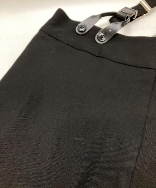 H BEAUTY&YOUTH（エイチ ビューティー&ユース）H BEAUTY&YOUTH (エイチ ビューティー&ユース) HIGH WAIST SUSPENDERS PANTS ブラック サイズ:UK6の古着・服飾アイテム