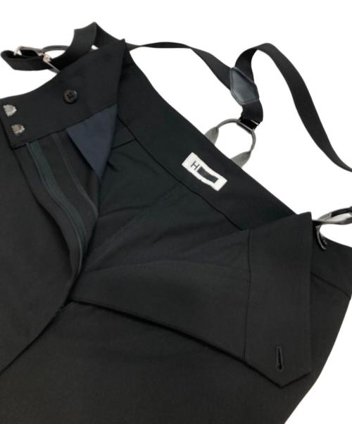 H BEAUTY&YOUTH（エイチ ビューティー&ユース）H BEAUTY&YOUTH (エイチ ビューティー&ユース) HIGH WAIST SUSPENDERS PANTS ブラック サイズ:UK6の古着・服飾アイテム