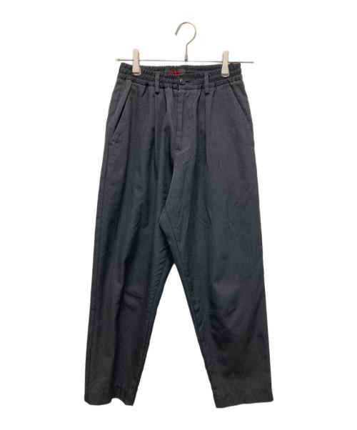CABAN（キャバン）CABaN (キャバン) タック ウール テーパード イージー パンツ グレー サイズ:XSの古着・服飾アイテム