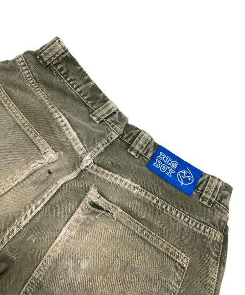 polar BIGBOY（ポーラー ビッグボーイ）polar BIGBOY (ポーラー ビッグボーイ) デニムペインターパンツ グリーン サイズ:Sの古着・服飾アイテム
