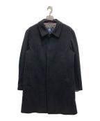 BURBERRY LONDONバーバリーロンドン）の古着「ウールステンカラーコート」｜ブラック