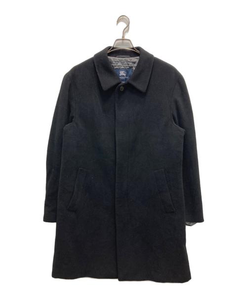 BURBERRY LONDON（バーバリーロンドン）BURBERRY LONDON (バーバリーロンドン) ウールステンカラーコート ブラック サイズ:50の古着・服飾アイテム