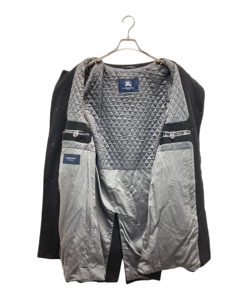 BURBERRY LONDON（バーバリーロンドン）BURBERRY LONDON (バーバリーロンドン) ウールステンカラーコート ブラック サイズ:50の古着・服飾アイテム