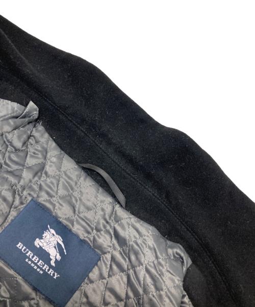 BURBERRY LONDON（バーバリーロンドン）BURBERRY LONDON (バーバリーロンドン) ウールステンカラーコート ブラック サイズ:50の古着・服飾アイテム