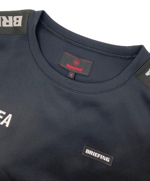 BRIEFING（ブリーフィング）BRIEFING (ブリーフィング) WIND AND SEA (ウィンダンシー) コラボロングスリーブTシャツ ブラック サイズ:M 未使用品の古着・服飾アイテム