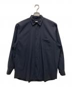 COMOLIコモリ）の古着「コモリシャツ」｜ネイビー