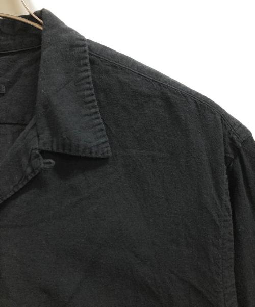 COMOLI（コモリ）COMOLI (コモリ) ベタシャン オープンカラーシャツ ブラック サイズ:4の古着・服飾アイテム