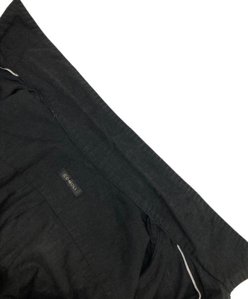 COMOLI（コモリ）COMOLI (コモリ) ベタシャン オープンカラーシャツ ブラック サイズ:4の古着・服飾アイテム